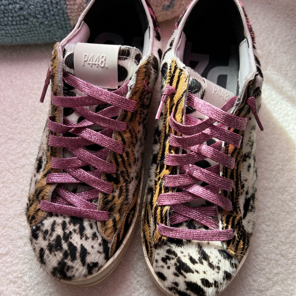 P448 Calf Hair Sneakers 38
